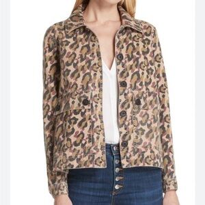 Veronica Beard leopard Mercer Jacket